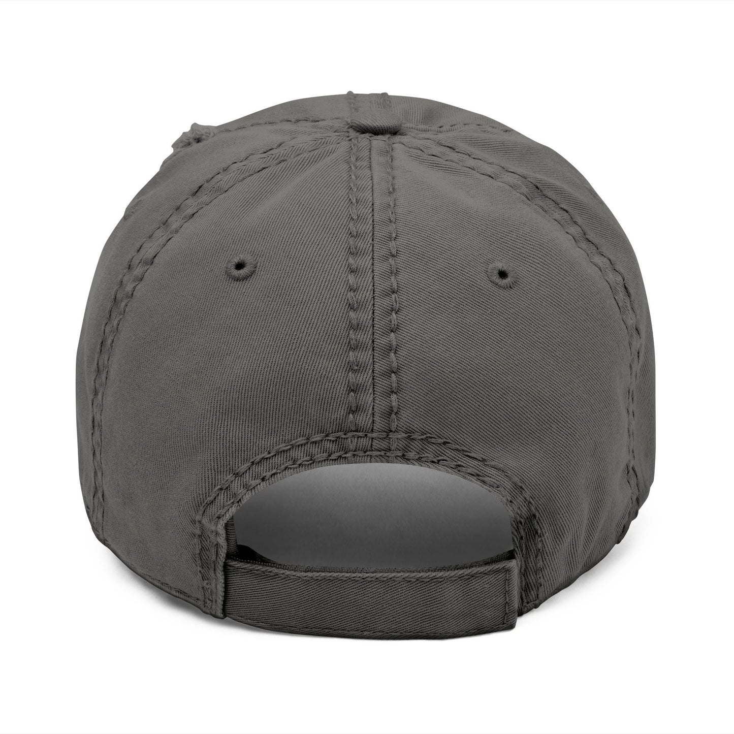 Distressed Hat White