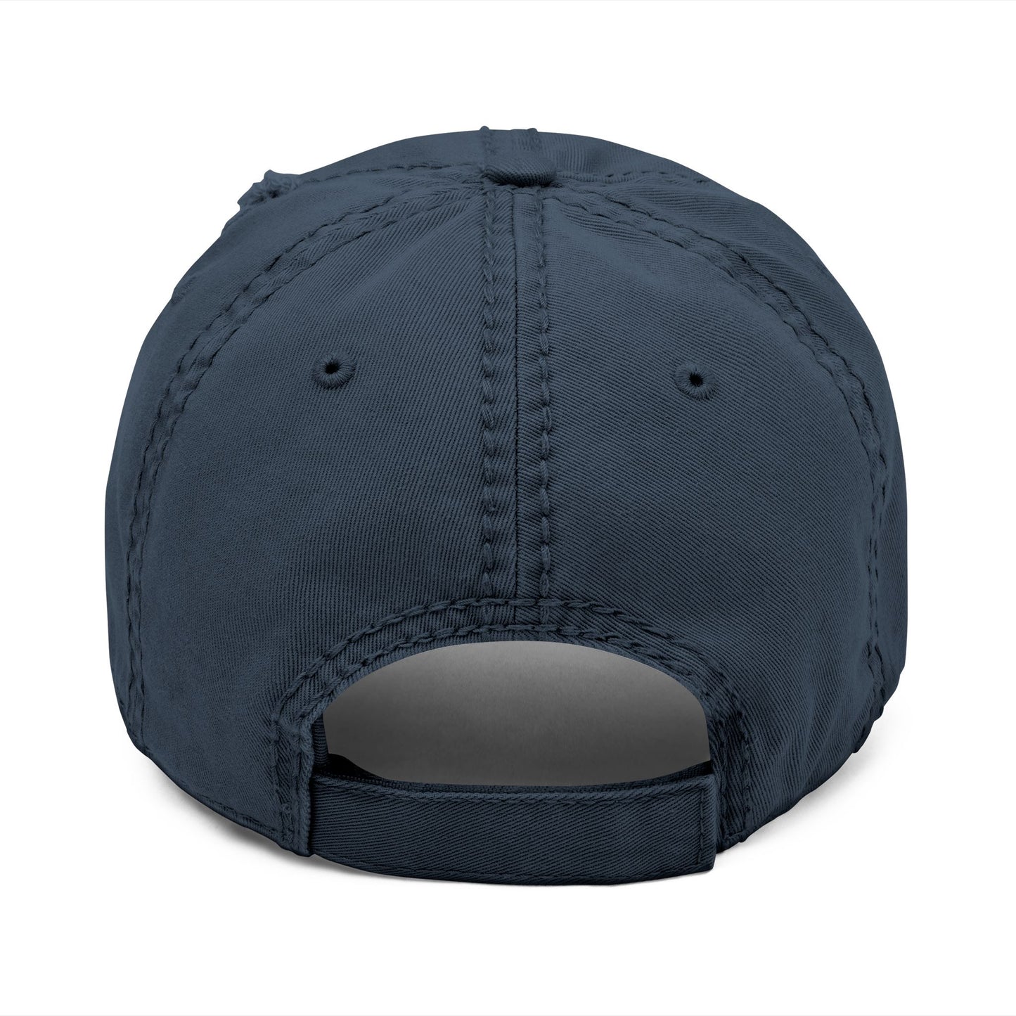 Distressed Hat White