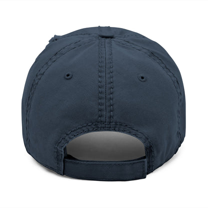 Distressed Hat White